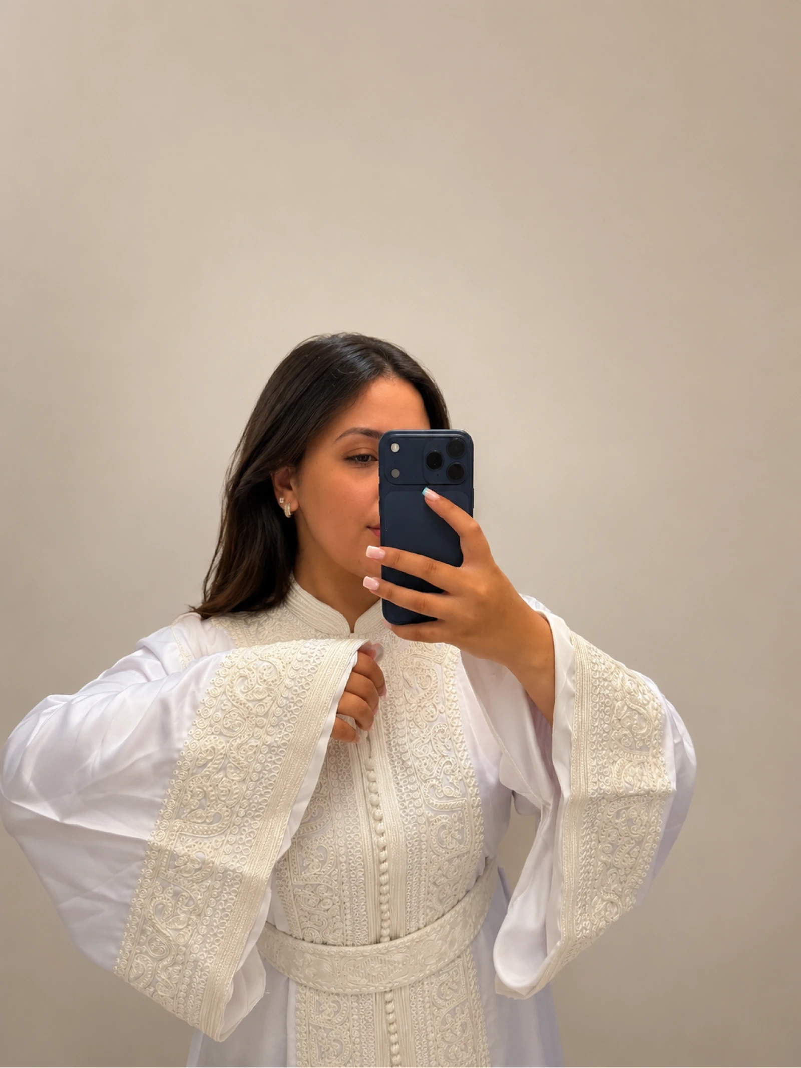 Caftan blanc 